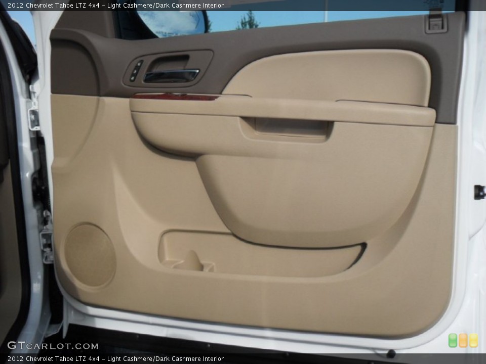 Light Cashmere/Dark Cashmere Interior Door Panel for the 2012 Chevrolet Tahoe LTZ 4x4 #54732788