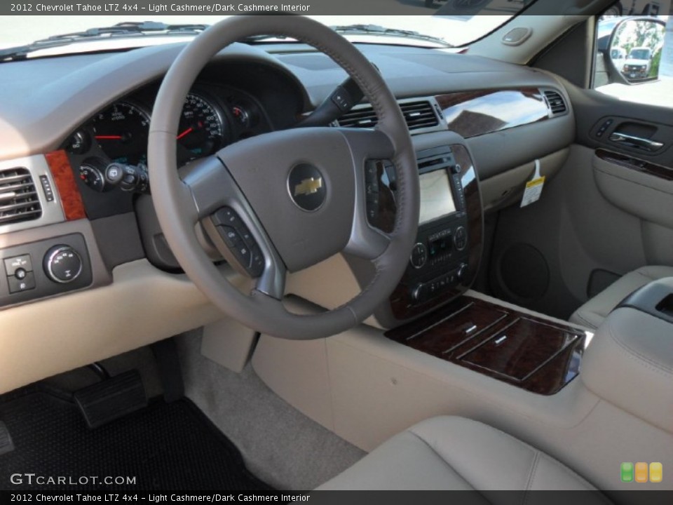 Light Cashmere/Dark Cashmere Interior Prime Interior for the 2012 Chevrolet Tahoe LTZ 4x4 #54732812