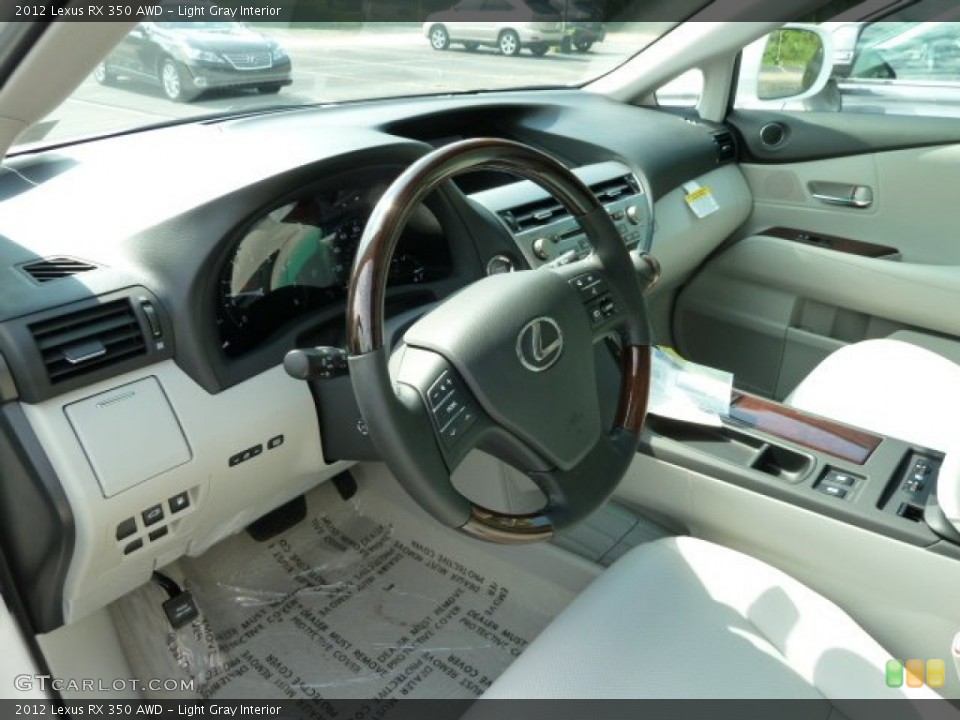 Light Gray Interior Photo for the 2012 Lexus RX 350 AWD #54733094