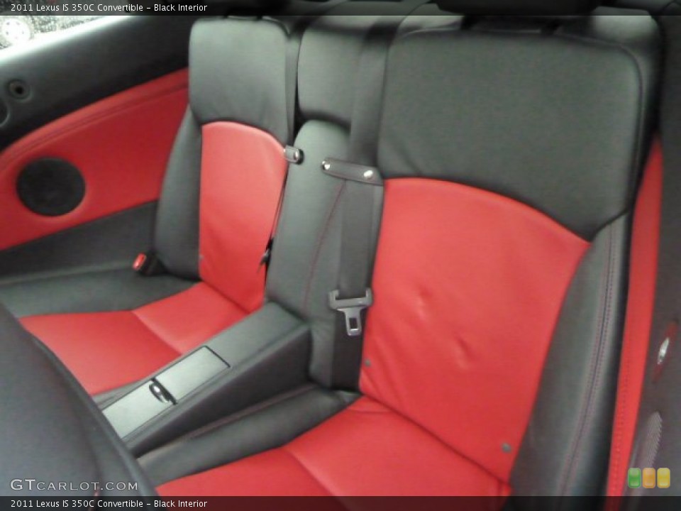 Black Interior Photo for the 2011 Lexus IS 350C Convertible #54733316