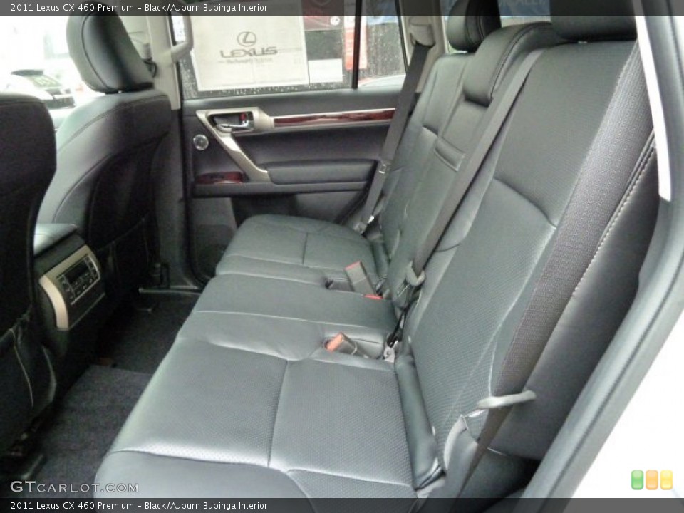 Black/Auburn Bubinga 2011 Lexus GX Interiors
