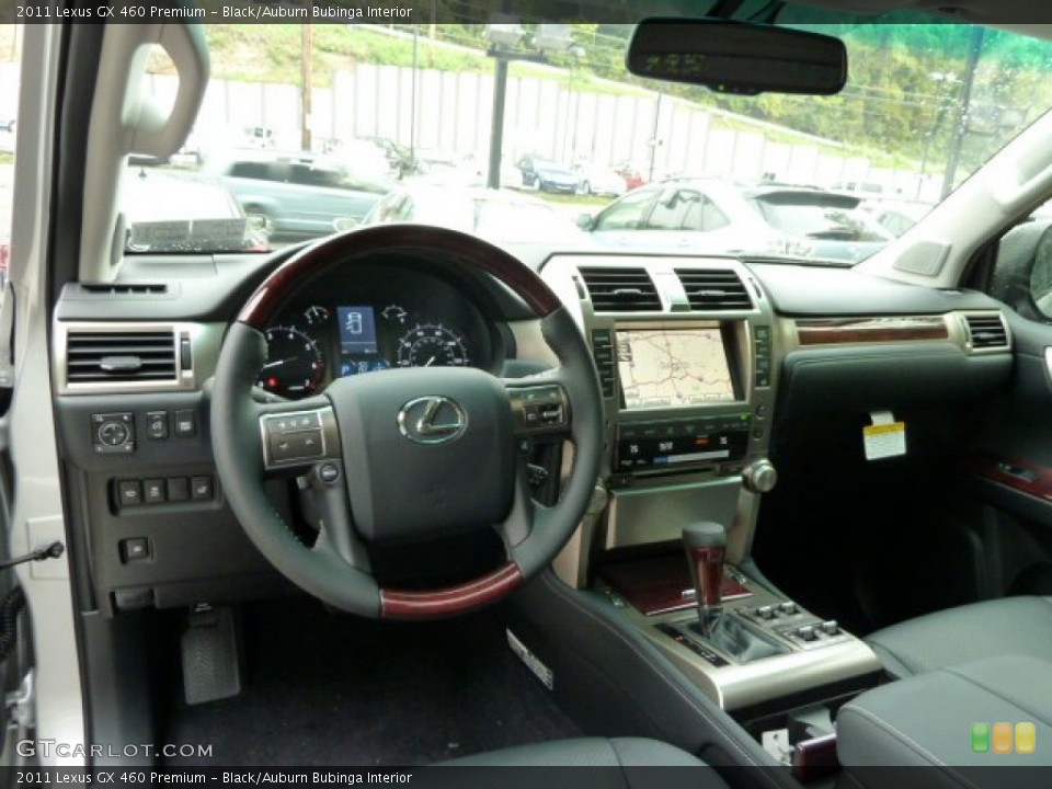 Black/Auburn Bubinga Interior Dashboard for the 2011 Lexus GX 460 Premium #54733811