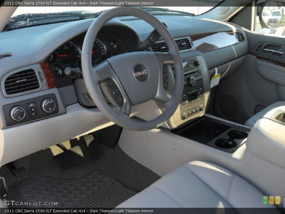 Dark Titanium/Light Titanium Interior Prime Interior for the 2011 GMC Sierra 1500 SLT Extended Cab 4x4 #54733844