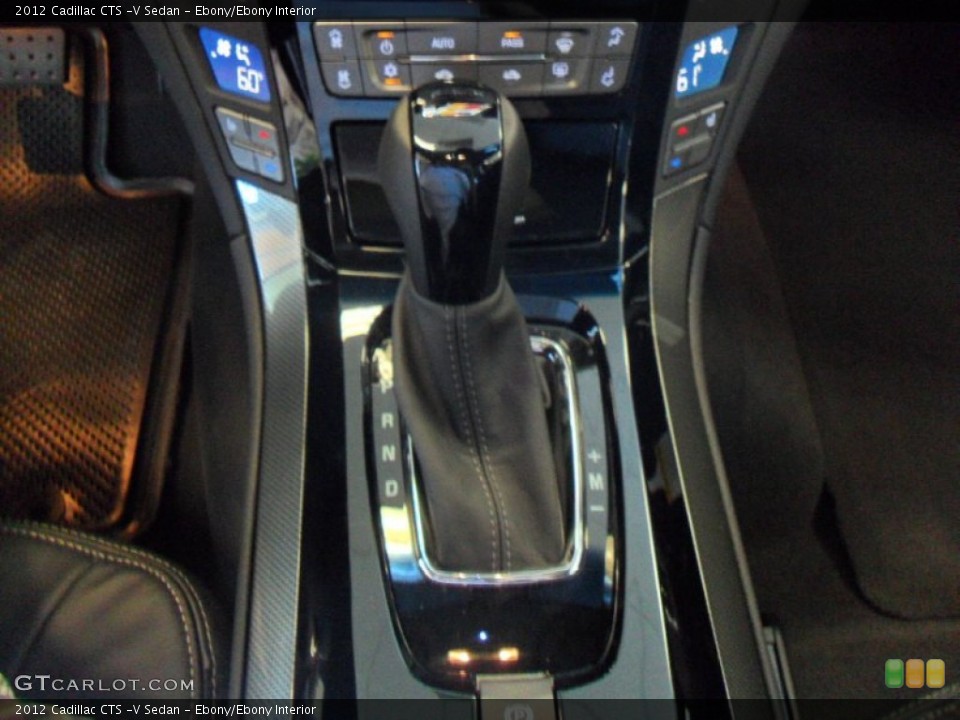 Ebony/Ebony Interior Transmission for the 2012 Cadillac CTS -V Sedan #54734021