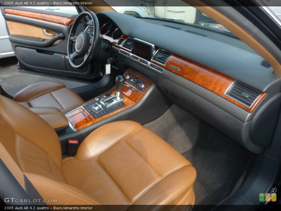 Black/Amaretto Interior Photo for the 2005 Audi A8 4.2 quattro #54735149