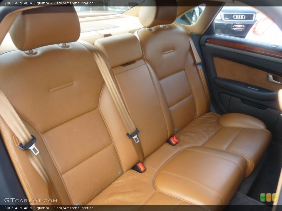 Black/Amaretto 2005 Audi A8 Interiors