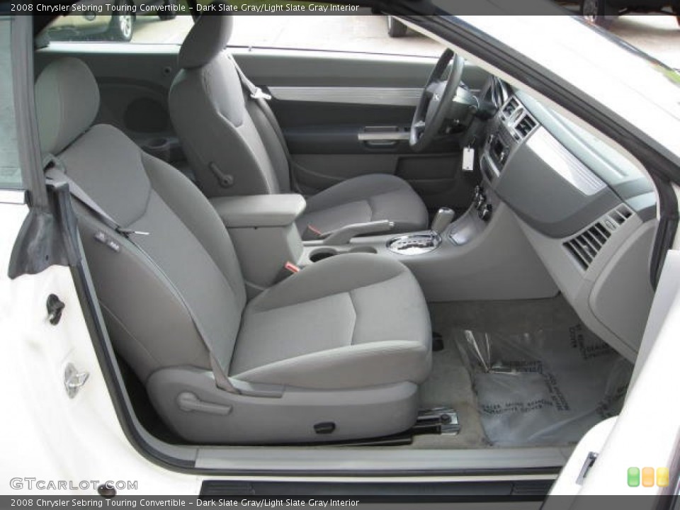 Dark Slate Gray/Light Slate Gray Interior Photo for the 2008 Chrysler Sebring Touring Convertible #54735530