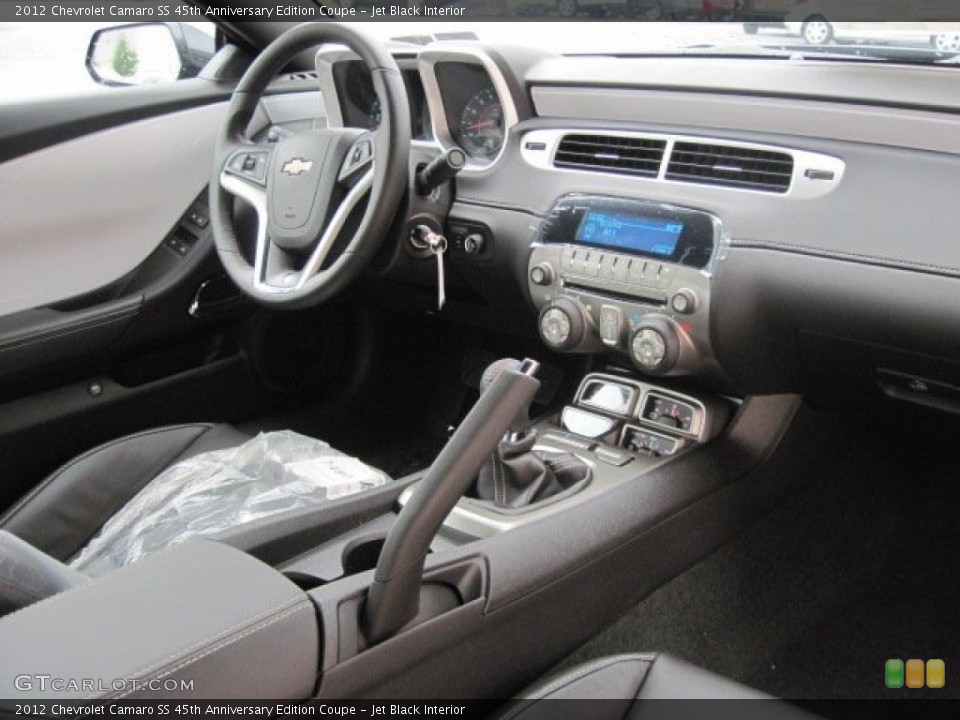 Jet Black Interior Dashboard for the 2012 Chevrolet Camaro SS 45th Anniversary Edition Coupe #54736574