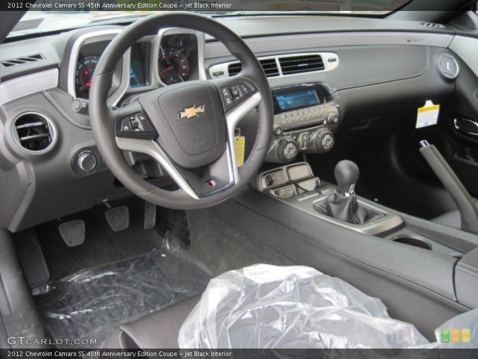Jet Black Interior Dashboard for the 2012 Chevrolet Camaro SS 45th Anniversary Edition Coupe #54736586