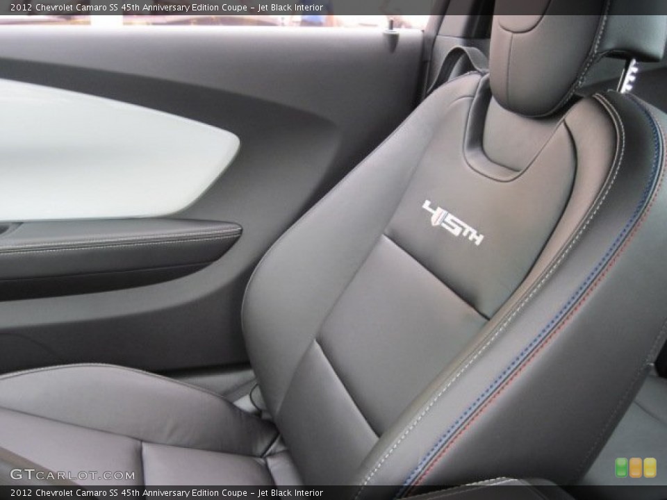Jet Black Interior Photo for the 2012 Chevrolet Camaro SS 45th Anniversary Edition Coupe #54736589