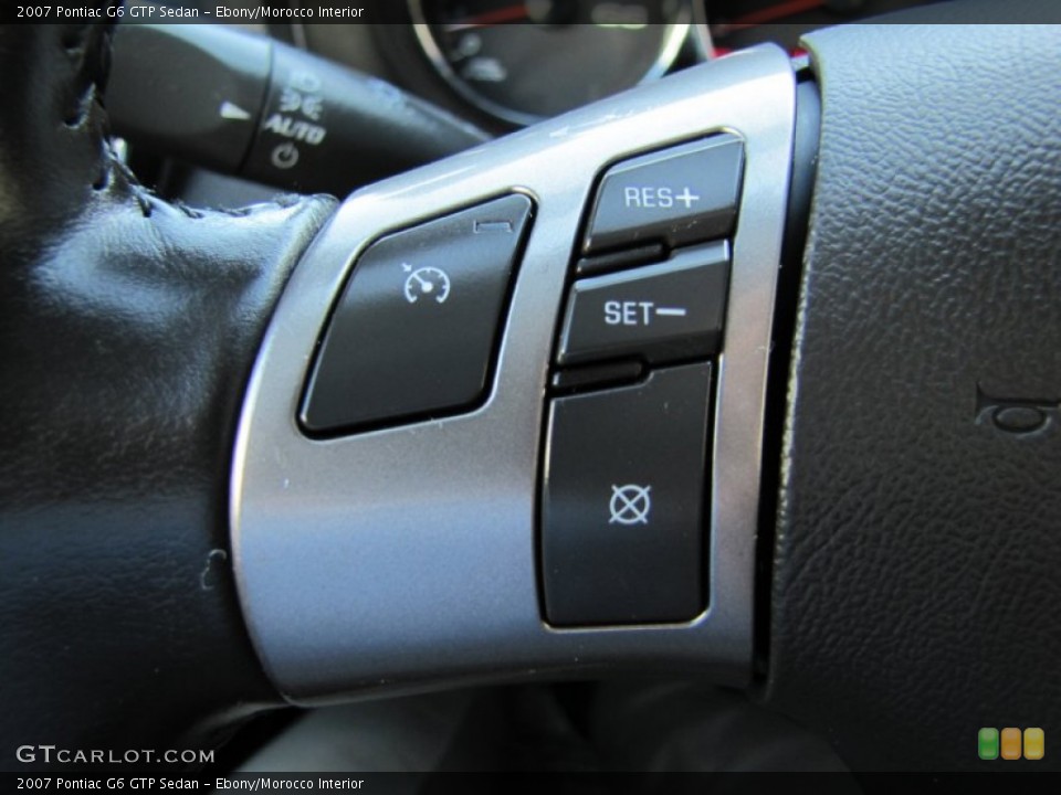Ebony/Morocco Interior Controls for the 2007 Pontiac G6 GTP Sedan #54736757