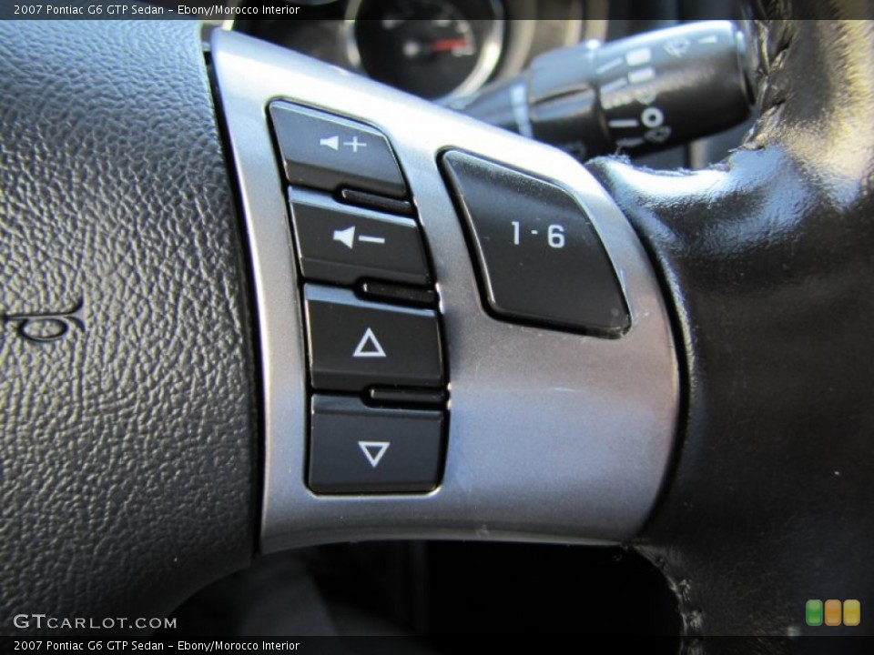 Ebony/Morocco Interior Controls for the 2007 Pontiac G6 GTP Sedan #54736760