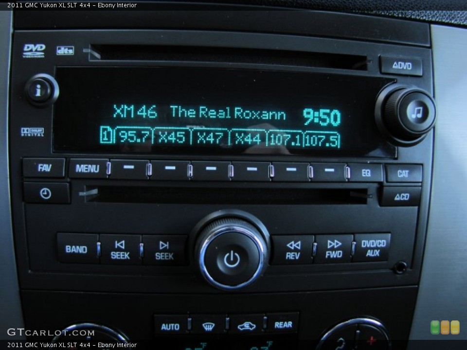 Ebony Interior Audio System for the 2011 GMC Yukon XL SLT 4x4 #54736886