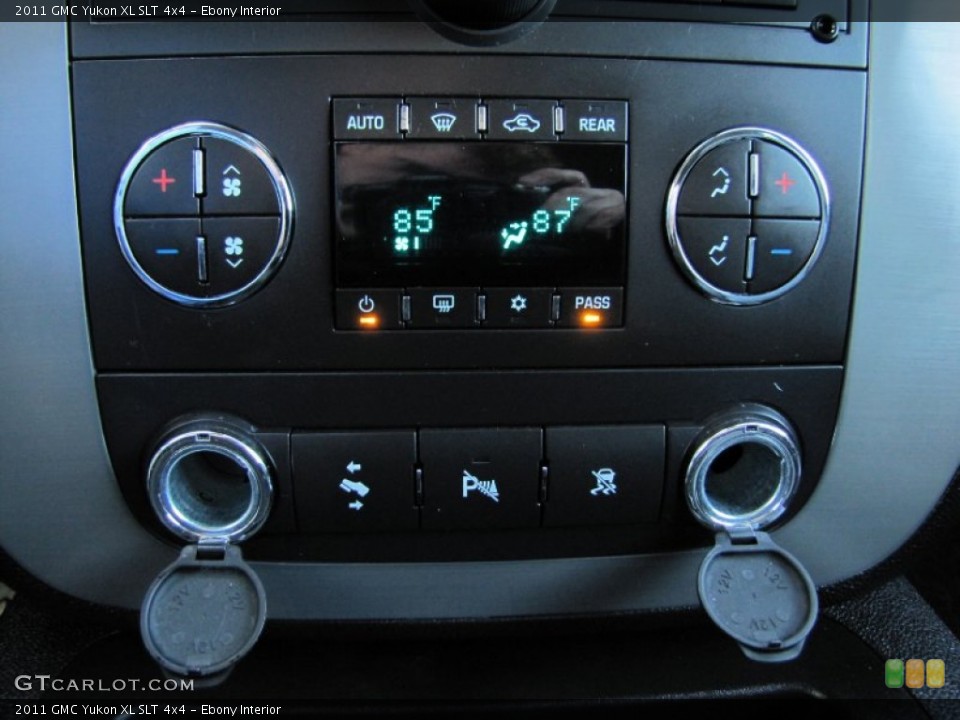 Ebony Interior Controls for the 2011 GMC Yukon XL SLT 4x4 #54736889
