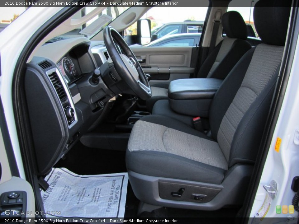 Dark Slate/Medium Graystone Interior Photo for the 2010 Dodge Ram 2500 Big Horn Edition Crew Cab 4x4 #54737327