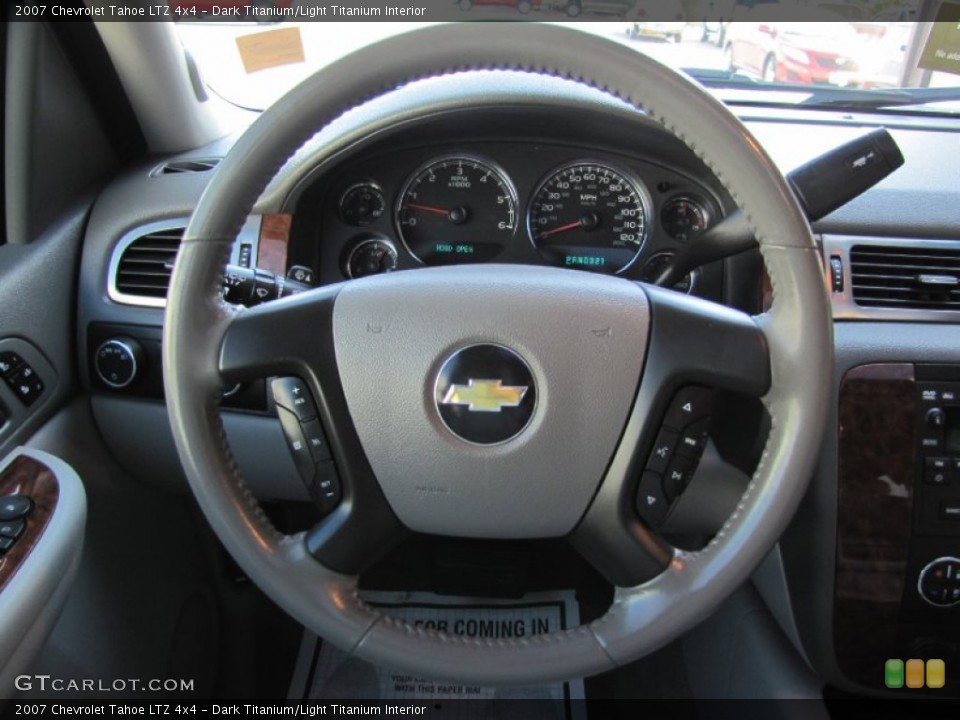 Dark Titanium/Light Titanium Interior Steering Wheel for the 2007 Chevrolet Tahoe LTZ 4x4 #54737543