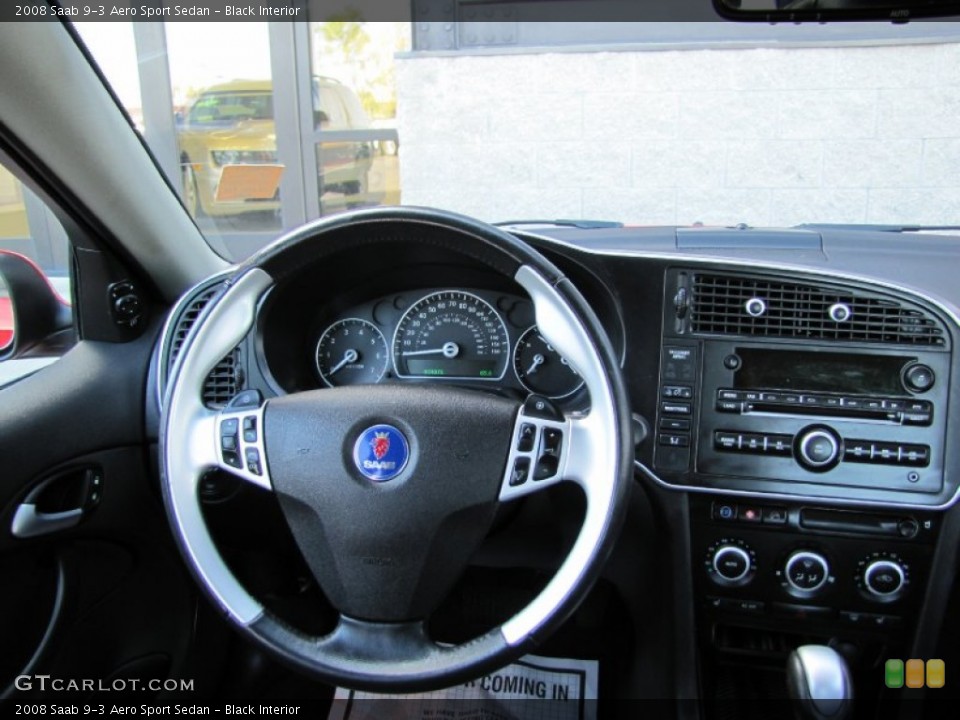 Black Interior Dashboard for the 2008 Saab 9-3 Aero Sport Sedan #54737663