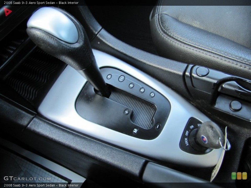 Black Interior Transmission for the 2008 Saab 9-3 Aero Sport Sedan #54737699