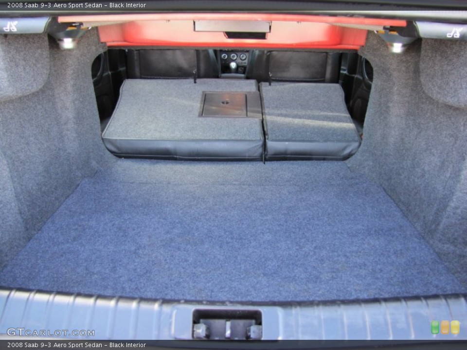 Black Interior Trunk for the 2008 Saab 9-3 Aero Sport Sedan #54737723