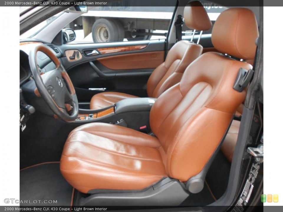 Light Brown 2000 Mercedes-Benz CLK Interiors