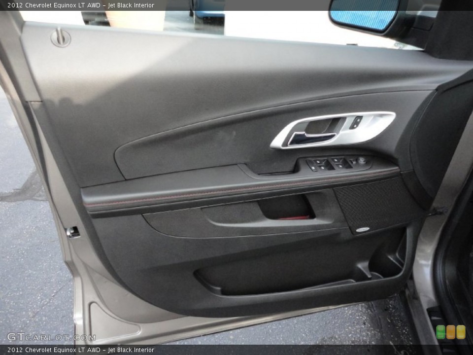 Jet Black Interior Door Panel for the 2012 Chevrolet Equinox LT AWD #54740754