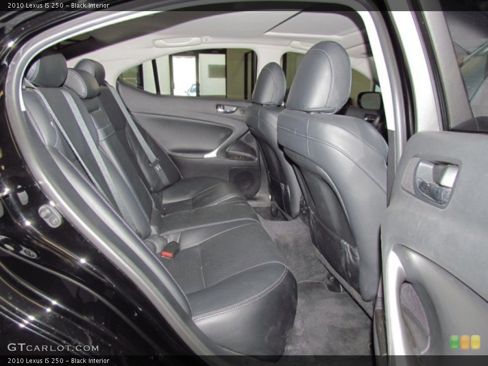 Black Interior Photo for the 2010 Lexus IS 250 #54740799