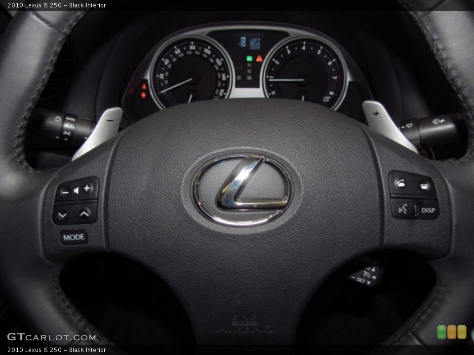Black Interior Steering Wheel for the 2010 Lexus IS 250 #54740844