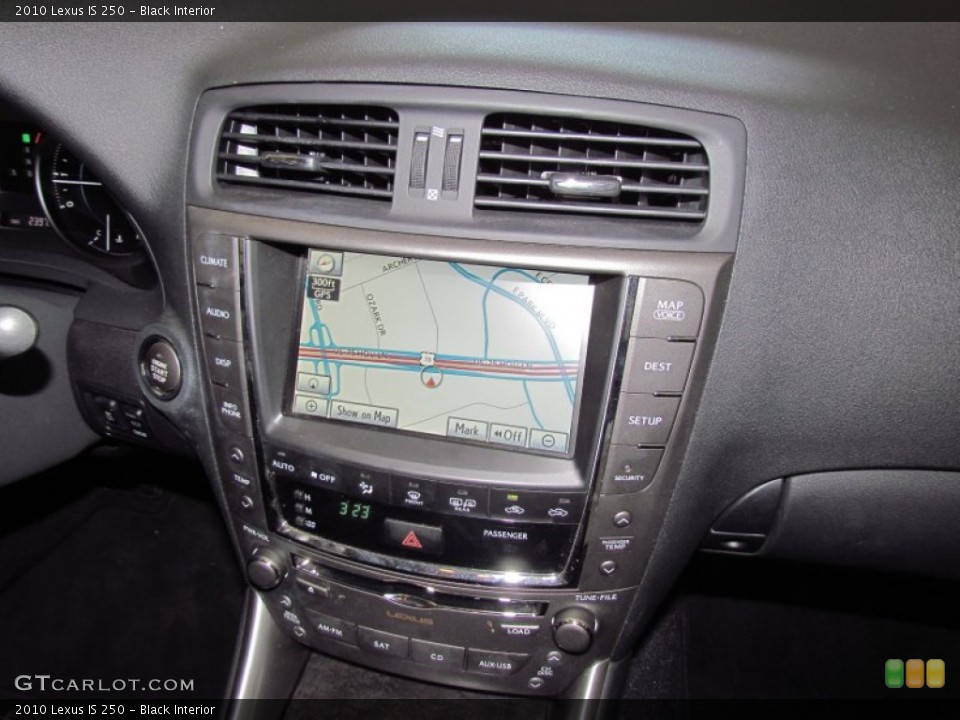 Black Interior Navigation for the 2010 Lexus IS 250 #54740853
