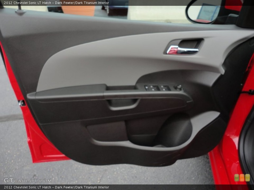 Dark Pewter/Dark Titanium Interior Door Panel for the 2012 Chevrolet Sonic LT Hatch #54741111