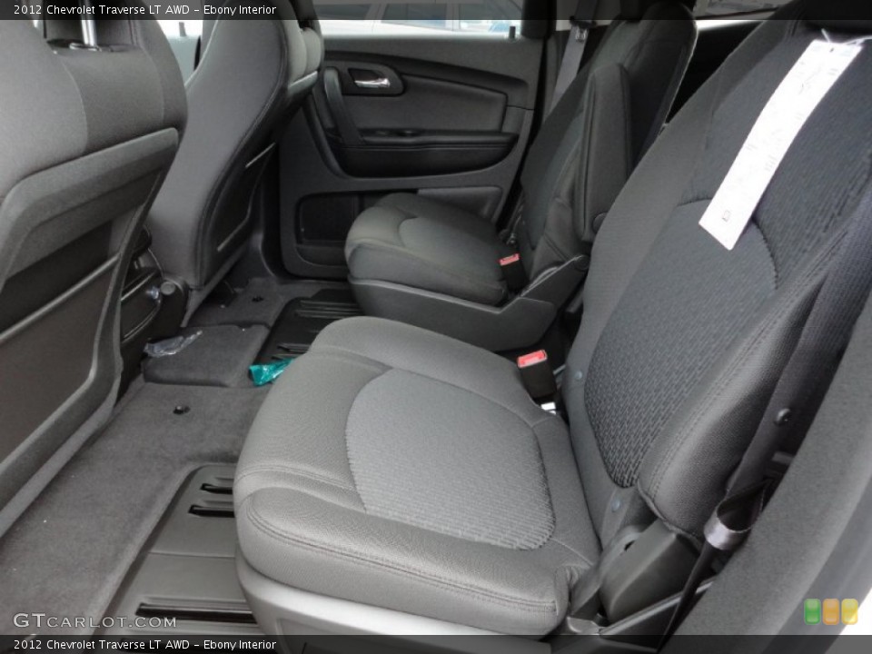 Ebony Interior Photo for the 2012 Chevrolet Traverse LT AWD #54742830