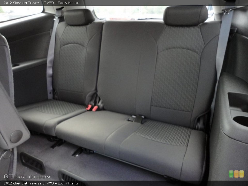 Ebony Interior Photo for the 2012 Chevrolet Traverse LT AWD #54742840