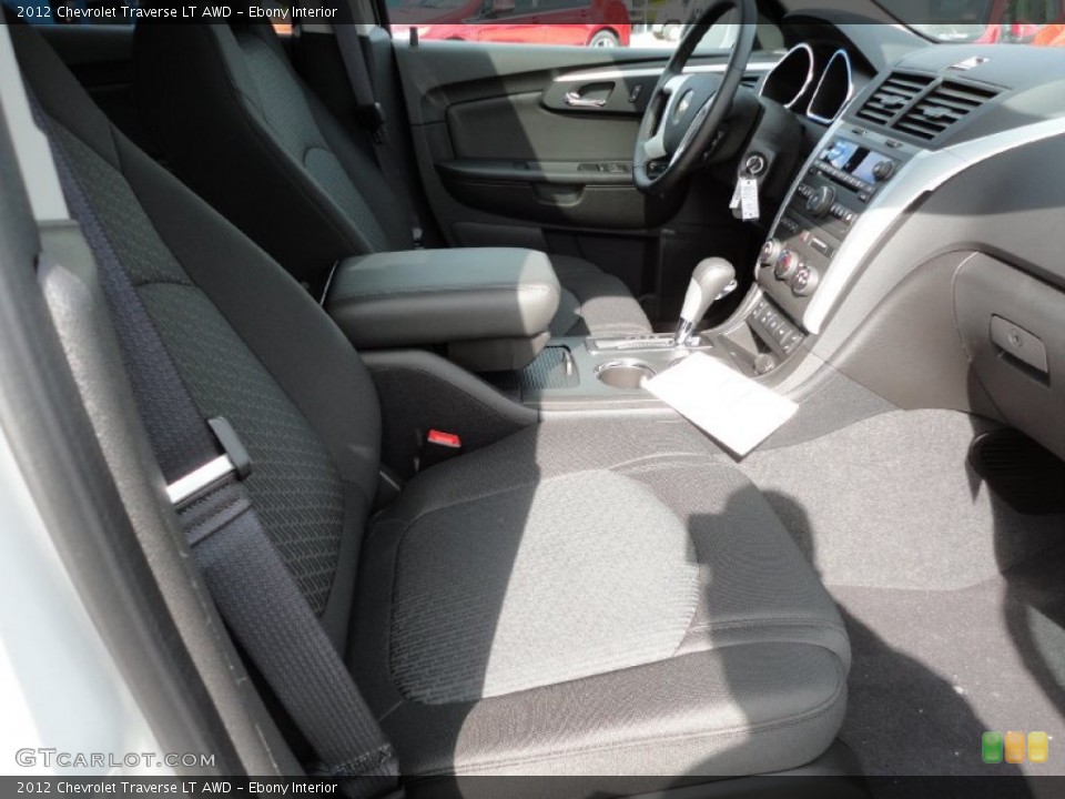 Ebony Interior Photo for the 2012 Chevrolet Traverse LT AWD #54742857