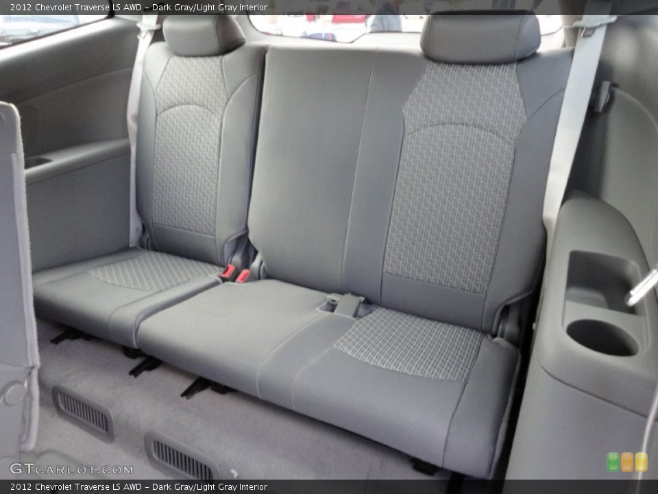 Dark Gray/Light Gray Interior Photo for the 2012 Chevrolet Traverse LS AWD #54743211