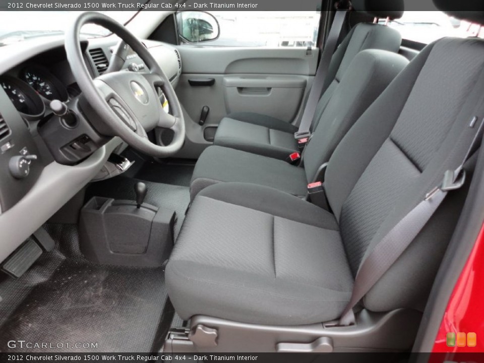 Dark Titanium Interior Photo for the 2012 Chevrolet Silverado 1500 Work Truck Regular Cab 4x4 #54743382