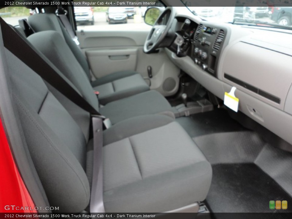 Dark Titanium Interior Photo for the 2012 Chevrolet Silverado 1500 Work Truck Regular Cab 4x4 #54743412
