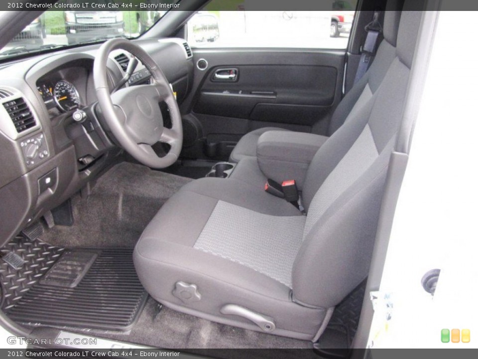 Ebony Interior Photo for the 2012 Chevrolet Colorado LT Crew Cab 4x4 #54748506