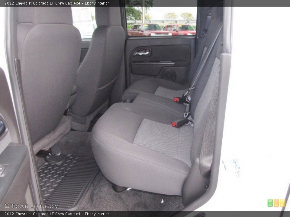 Ebony Interior Photo for the 2012 Chevrolet Colorado LT Crew Cab 4x4 #54748515