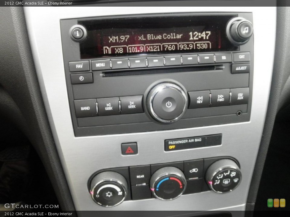 Ebony Interior Audio System for the 2012 GMC Acadia SLE #54748812