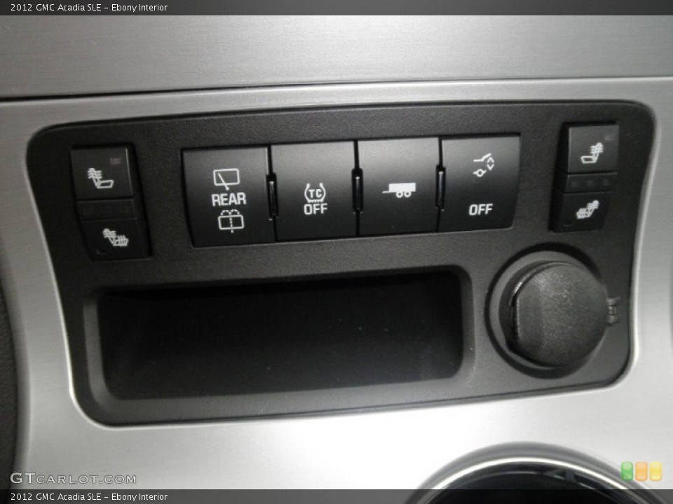 Ebony Interior Controls for the 2012 GMC Acadia SLE #54748821