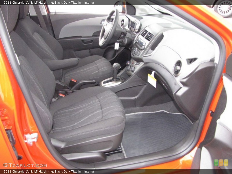 Jet Black/Dark Titanium Interior Photo for the 2012 Chevrolet Sonic LT Hatch #54749035