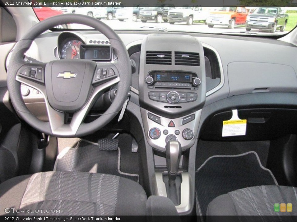 Jet Black/Dark Titanium Interior Dashboard for the 2012 Chevrolet Sonic LT Hatch #54749044