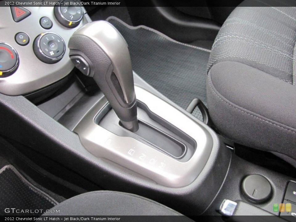Jet Black/Dark Titanium Interior Transmission for the 2012 Chevrolet Sonic LT Hatch #54749062