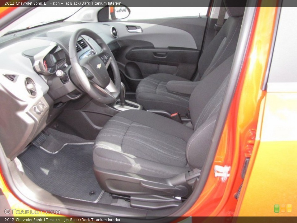 Jet Black/Dark Titanium Interior Photo for the 2012 Chevrolet Sonic LT Hatch #54749142