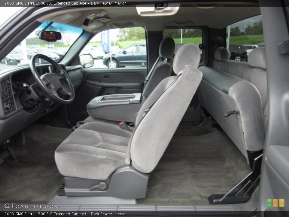 Dark Pewter Interior Photo for the 2003 GMC Sierra 1500 SLE Extended Cab 4x4 #54750726
