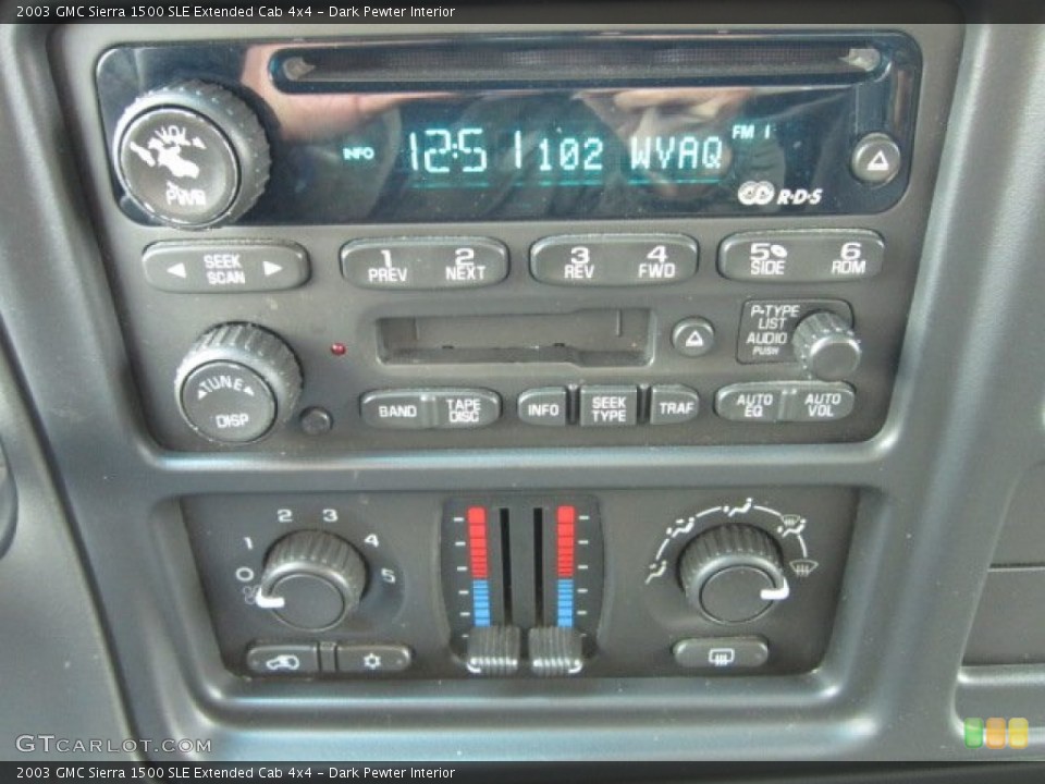 Dark Pewter Interior Audio System for the 2003 GMC Sierra 1500 SLE Extended Cab 4x4 #54750768