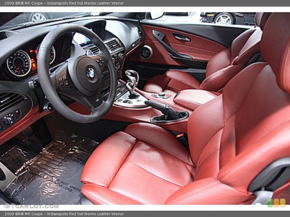 Indianapolis Red Full Merino Leather Interior Photo for the 2009 BMW M6 Coupe #54754377