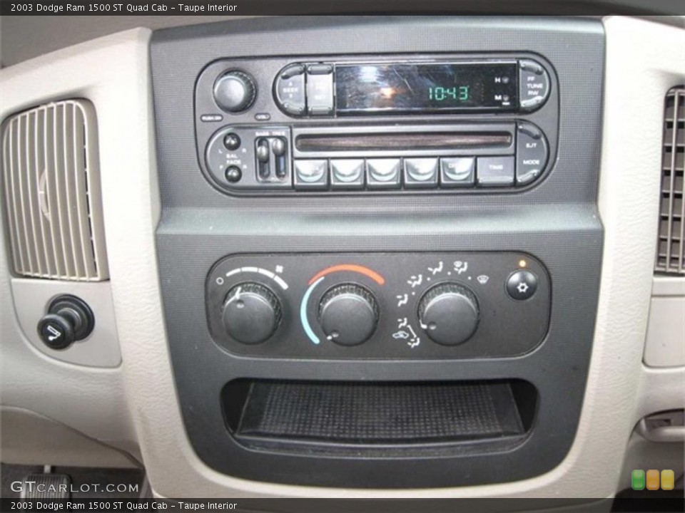 Taupe Interior Audio System for the 2003 Dodge Ram 1500 ST Quad Cab #54754713