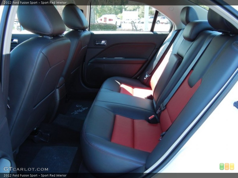 Sport Red Interior Photo for the 2012 Ford Fusion Sport #54756921