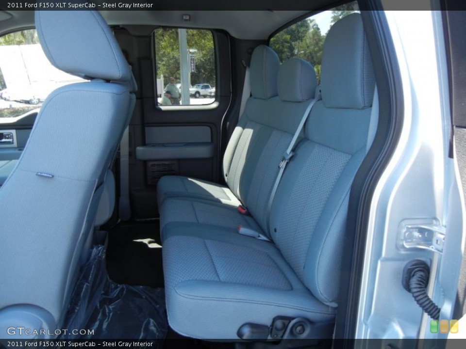 Steel Gray Interior Photo for the 2011 Ford F150 XLT SuperCab #54757200