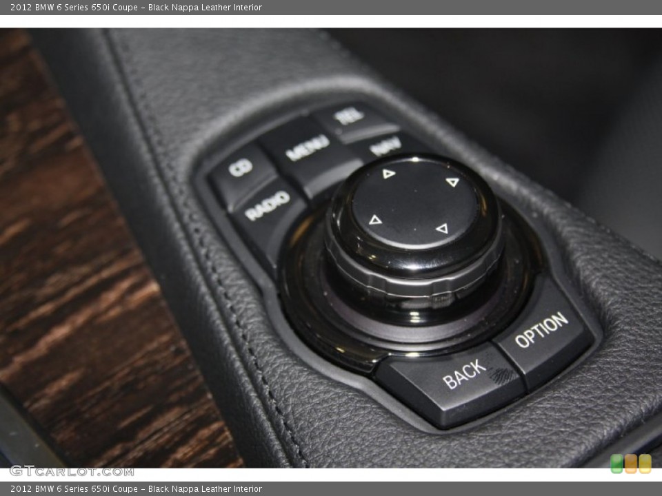 Black Nappa Leather Interior Controls for the 2012 BMW 6 Series 650i Coupe #54758289